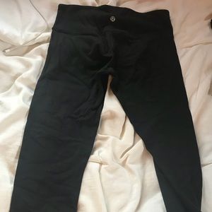 Reversible Black and Gray Lululemon Crops!